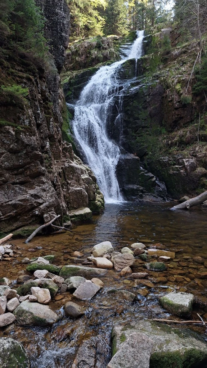 Xal Xal waterfall in Gabala Azerbaijan
